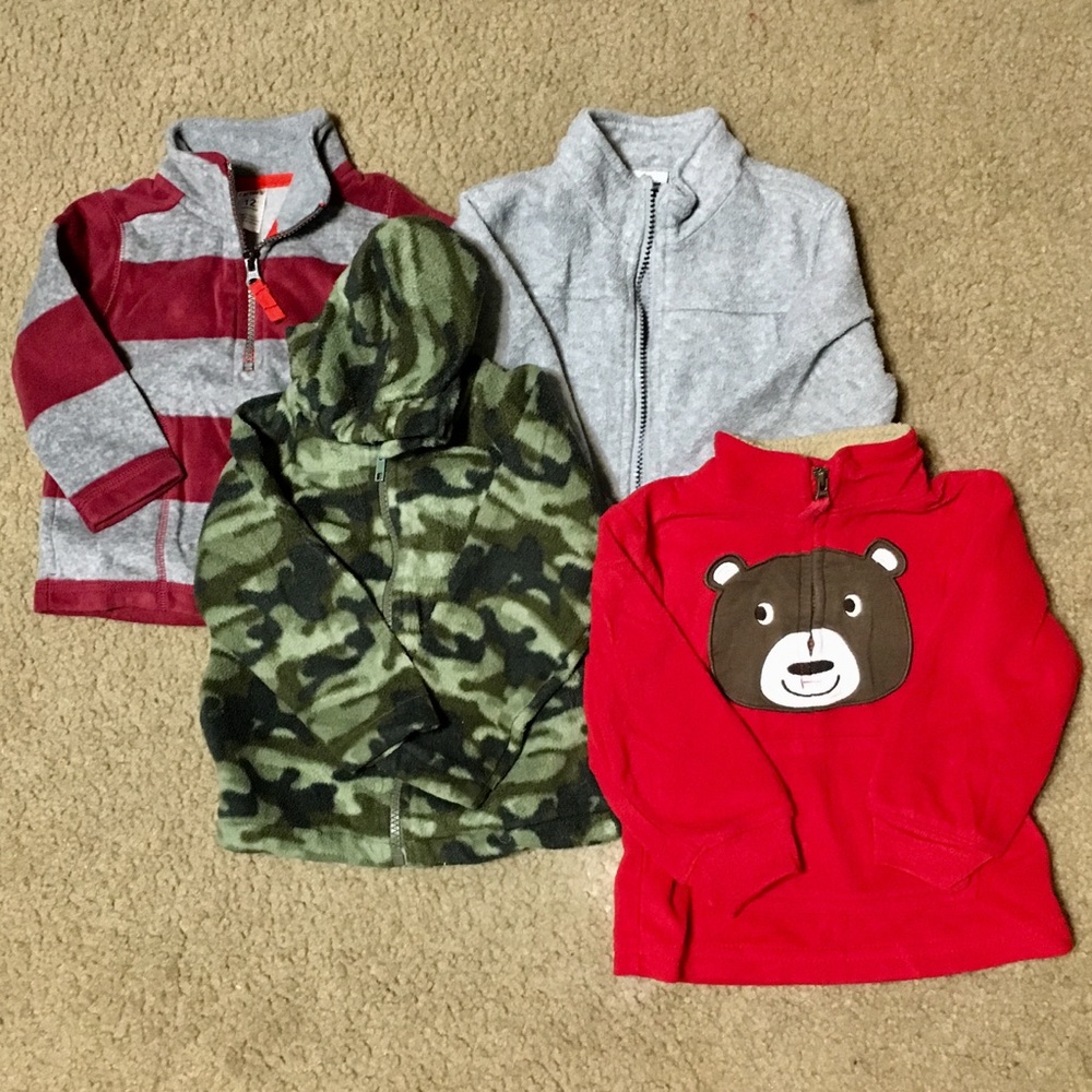 Bundle of 18mos fleece jackets